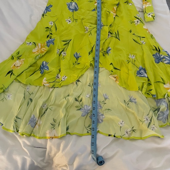 French Connection Francis draped hi-low maxi dress, size 4, NWT - Picture 4 of 4